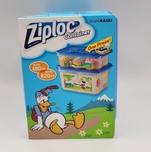 Disney Ziploc reusable Container 2 pack